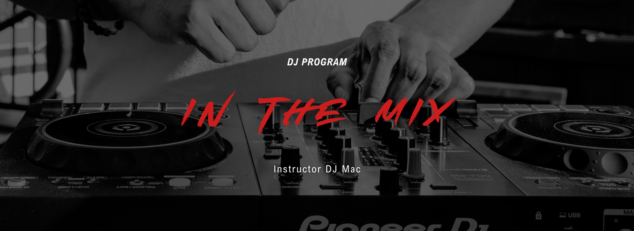 dj program header image